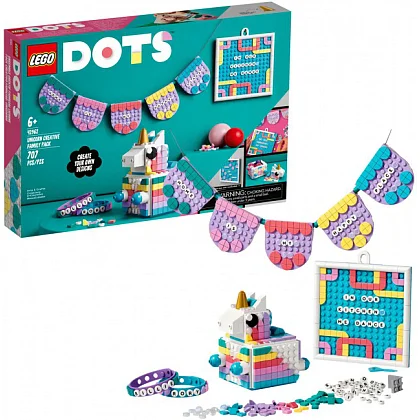 Egyszarvú kreatív családi készlet 41962 LEGO® Dots