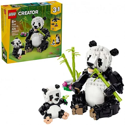 Vilda djur: pandafamilj 31165 LEGO® Creator 3in1