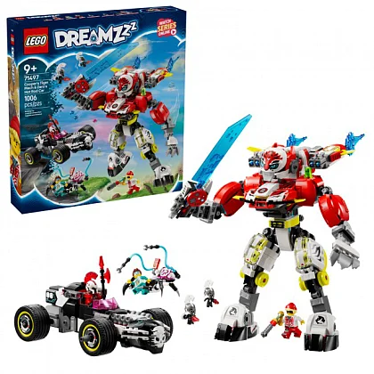 Coopers Tiger-Mech und Zero's Hot Rod Auto 71497 LEGO® DREAMZzz™