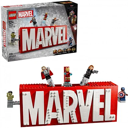 MARVEL logo en minifiguren 76313 LEGO® Marvel