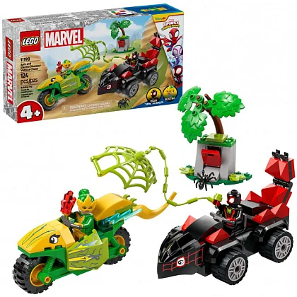 Dinosaurkjøretøyjakt med Spin og Electro 11198 LEGO® Marvel