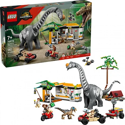 Spårningsuppdrag med raptor och titanosaurus 76973 LEGO® Jurassic World™