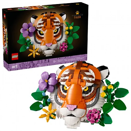 The Fauna Collection - Tiger 31217 LEGO® Art