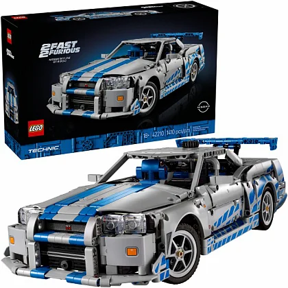 2 Fast 2 Furious Nissan Skyline GT-R (R34) auto 42210 LEGO® Technic