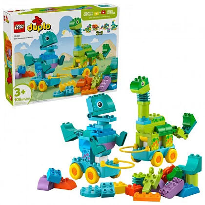 3-i-1-dinosaurer på hjul 10451 LEGO® Duplo®