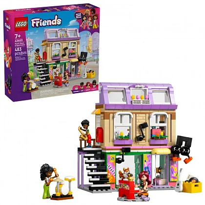 Musikaffär & lägenhet 42653 LEGO® Friends