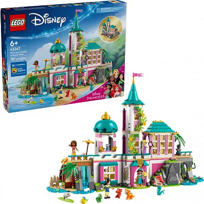 Prinsesslott och kungliga husdjur 43267 LEGO® Disney™