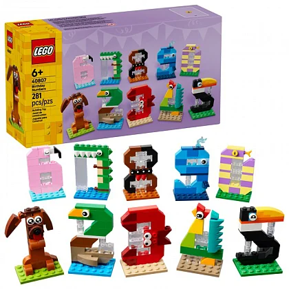 Födelsedagssiffror 40807 LEGO® Inne