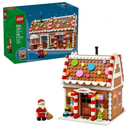 Julepyntet pepperkakehus 40809 LEGO® Inne