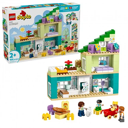 3-i-1 Moderne familievilla med figurer 10470 LEGO® Duplo®