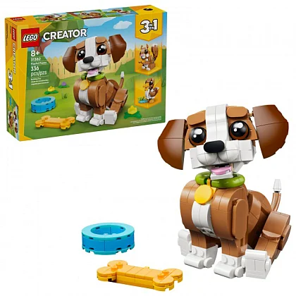 Urocze zwierzątka: psotny szczeniaczek 31382 LEGO&reg; Creator 3w1