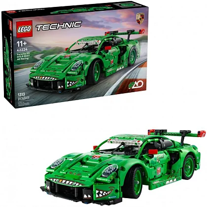 Porsche 911 GT3 R REXY AO Racing autó 42224 LEGO&reg; Technic