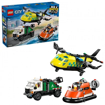 Remix: Avión, Camión Técnico y Aerodeslizador 60505 LEGO® City
