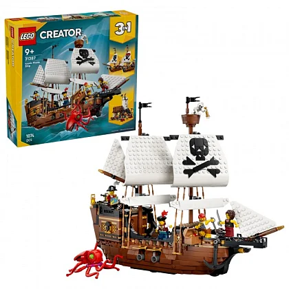 Iconica nave da pirata 31387 LEGO&reg; Creator 3in1