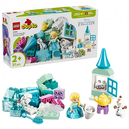 Cutie creativă cu Elsa și Olaf din Regatul de gheață 10462 LEGO&reg; Duplo&reg;