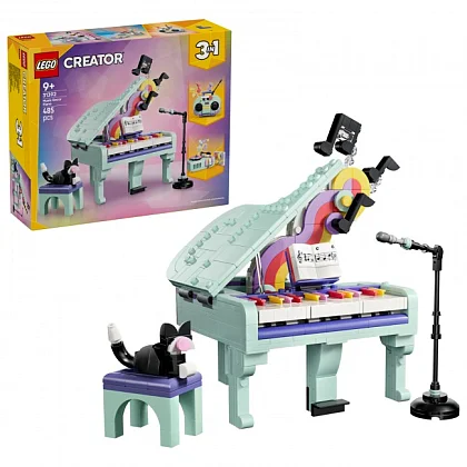 Pianoforte decorativo con gatto 31392 LEGO&reg; Creator 3in1