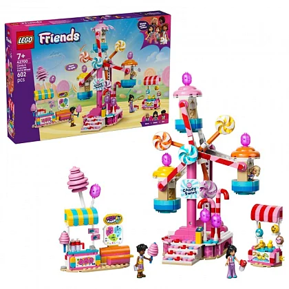 Karkkien ja kuppikakkujen koristama maailmanpyörä 42700 LEGO&reg; Friends