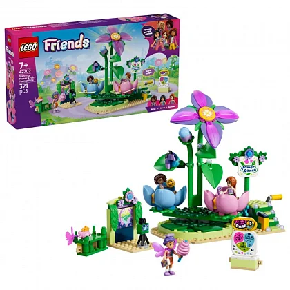 Kukkien ja keijujen koristama teekuppikaruselli 42702 LEGO&reg; Friends