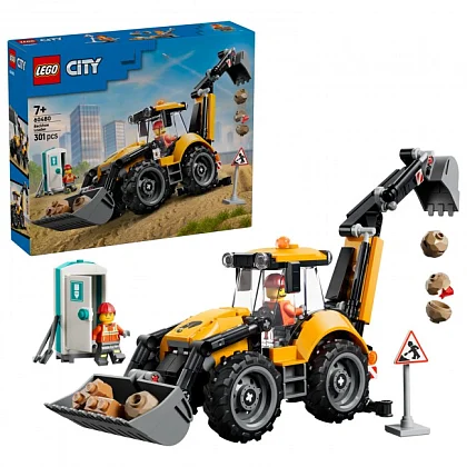 Gelber Baggerlader 60480 LEGO&reg; City