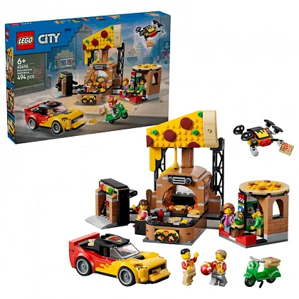 Pizza Delivery Experience with Vehicles 60496 LEGO&reg; City