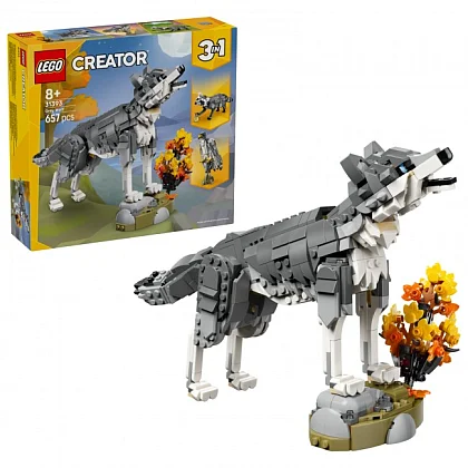 Leśne zwierzęta: Wilk szary 31393 LEGO&reg; Creator 3w1