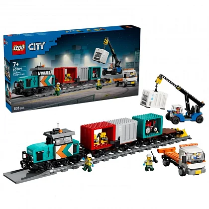 Hafengüterzug mit Kran und LKW 60509 LEGO&reg; City