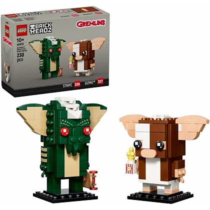 Gremlins-hahmot Gizmo ja Stripe 40919 LEGO&reg; BrickHeadz&trade;