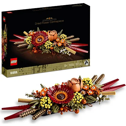 Stroik z suszonych kwiatów 10314 LEGO® Icons