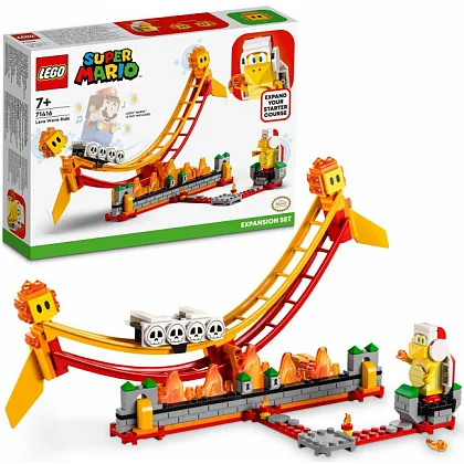 Przejażdżka po fali lawy - zestaw rozszerzający 71416 LEGO® Super Mario™