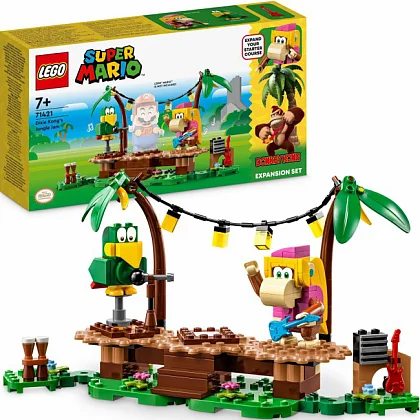 Set de extindere Concertul lui Dixie Kong în junglă 71421 LEGO® Super Mario™