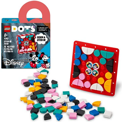 Myszka Miki i Myszka Minnie - naszywka 41963 LEGO® Dots