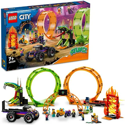 Kaskaderska arena z dwoma pętlami 60339 LEGO® City