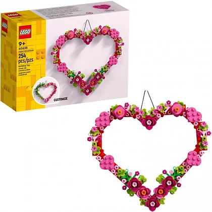 Hjärtdekoration 40638 LEGO® Inne