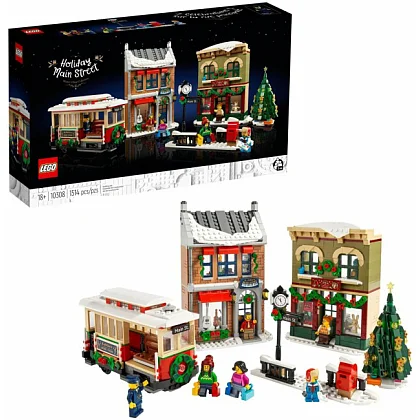 Weihnachtlich geschmückte Hauptstraße 10308 LEGO® Icons