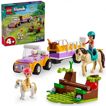 Heste- og ponnihenger 42634 LEGO® Friends