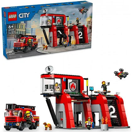 Brannstasjon med brannbil 60414 LEGO® City