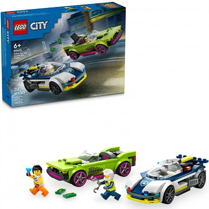 Jakt med polisbil och muskelbil 60415 LEGO® City
