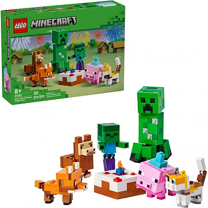 Griskultingens födelsedagskalas 21281 LEGO® Minecraft®